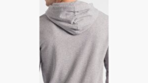 Graphic Gri Erkek Kapüşonlu Sweatshirt