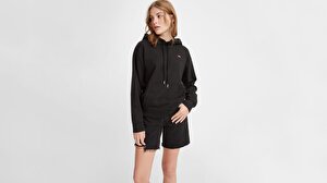 Standard Hoodie Caviar Siyah Kadın Kapüşonlu Sweatshirt