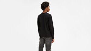 Ls Graphic Tee - B Hm Ls Siyah Erkek Tişört