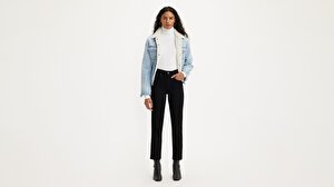 724™ High Rise Straight Crop Kadın Jean Pantolon - Soft Black