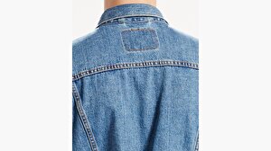 The Trucker Jacket Med Stonewash İndigo Erkek Trucker