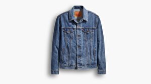 The Trucker Jacket Med Stonewash İndigo Erkek Trucker