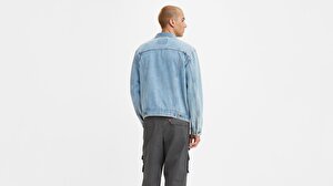 The Trucker Jacket Light Stonewash Açık İndigo Erkek Trucker