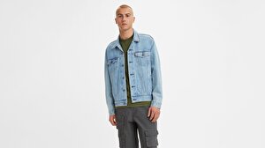The Trucker Jacket Light Stonewash Açık İndigo Erkek Trucker