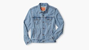The Trucker Jacket Light Stonewash Açık İndigo Erkek Trucker