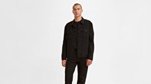 The Trucker Jacket Berkman Siyah Erkek Trucker