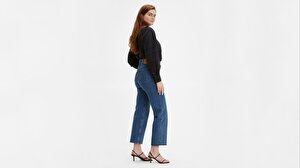 Ribcage Straight Ankle Kadın Jean Pantolon-Georgie
