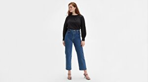 Ribcage Straight Ankle Kadın Jean Pantolon-Georgie