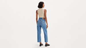 Ribcage Straight Ankle Kadın Jean Pantolon