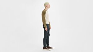 Skinny Taper Erkek Jean Pantolon - Dark Black
