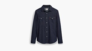 Classic Western Standard Red Cast Rinse Mavi Erkek Gömlek