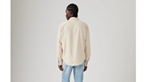 Sunset Pocket Standard Fit Cotton Linen Gömlek