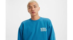Levi's® Gold Tab™ Bisiklet Yaka Sweatshirt