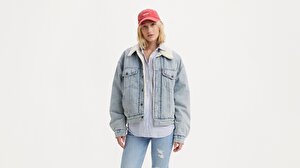 90's Sherpa Trucker Jean Ceket