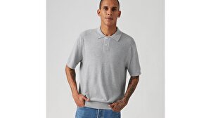 Sweater Knit Polo Kazak