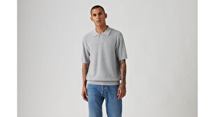 Sweater Knit Polo Kazak