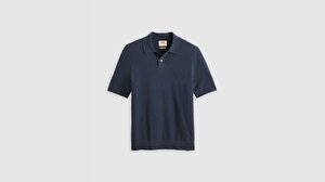 Sweater Cotton Linen Knit Polo