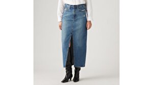 Ankle Column Denim Etek