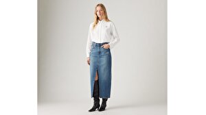 Ankle Column Denim Etek