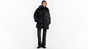 Western Midi Bubble Puffer Mont