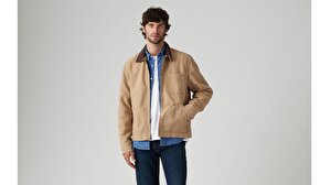 Full-Zip Mechanics Ceket Mont