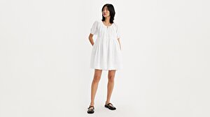 Jaylee Short-Sleeve Mini Elbise