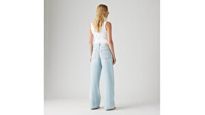 XL Straight Cotton Linen Kadın Jean Pantolon - Luxury Trip