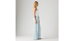 XL Straight Cotton Linen Kadın Jean Pantolon - Luxury Trip