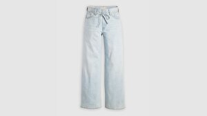 XL Straight Cotton Linen Kadın Jean Pantolon - Luxury Trip
