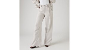 XL Straight Linen Kadın Pantolon