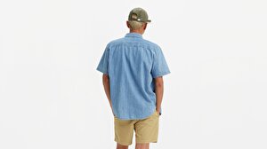 Short Sleeve Authentic Button Down Gömlek