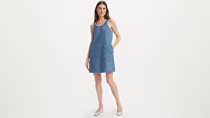 Aly Denim Elbise