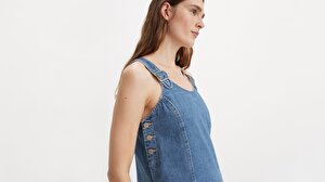 Aly Denim Elbise