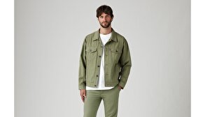 Relaxed Trucker Cotton Linen Ceket