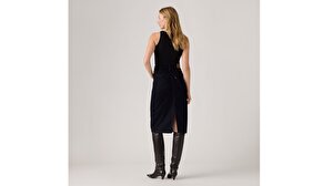 High Rise Back Slit Jean Etek