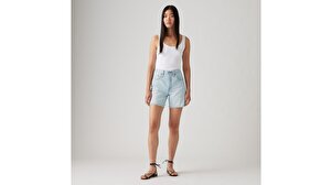 501® Original Lightweight Mid-Thigh Kadın Jean Şort