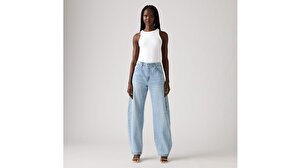 Baggy Dad Barrel Kadın Jean Pantolon - Dazzle Me