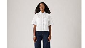 Harlie Short Sleeve Cropped Gömlek