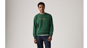 Relaxed Graphic Crewneck Sweatshirt