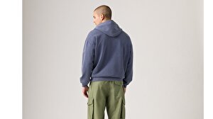 Two Horse Cropped Zip-Up Hoodie