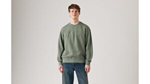 Relaxed Graphic Crewneck Sweatshirt