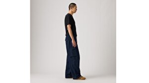 Baggy Field Cargo Denim Erkek Pantolon - Ink Smudge