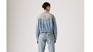 Cropped '90s Trucker Ceket