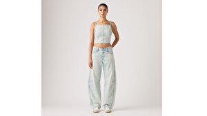 Baggy Dad Barrel Kadın Jean Pantolon - Cielito Lindo Acid