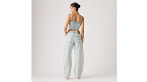 Baggy Dad Barrel Kadın Jean Pantolon - Cielito Lindo Acid