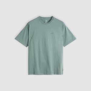 Red Tab™ Vintage Bisiklet Yaka Yeşil Tişört