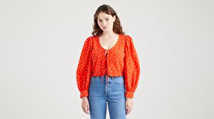 Fawn Tie Blouse