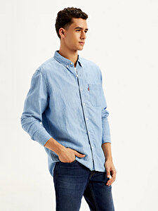 Classic Button Down Denim Gömlek
