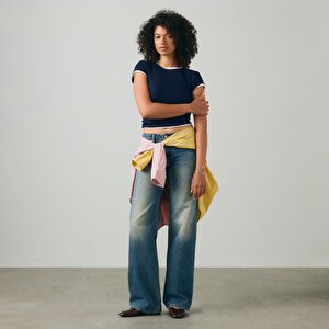 Low Loose Kadın Jean Pantolon - Counting Bills