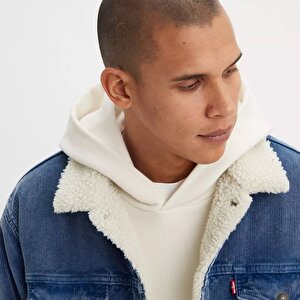 Relaxed Fit Kadife Trucker Ceket